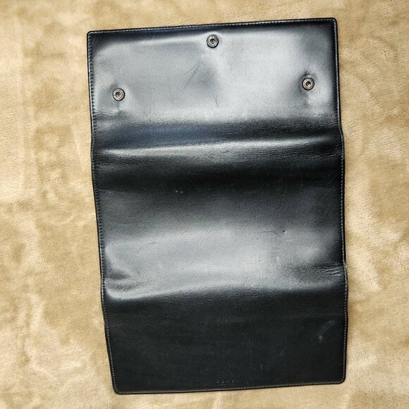 Coach Black Tri-fold Wallet, Authentic - Picture 4 of 10